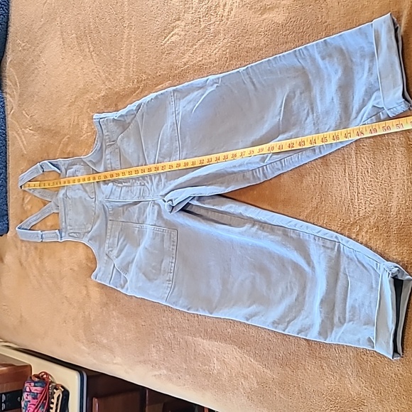 aerie Pants - Aerie corduroy overalls light blue size  xs